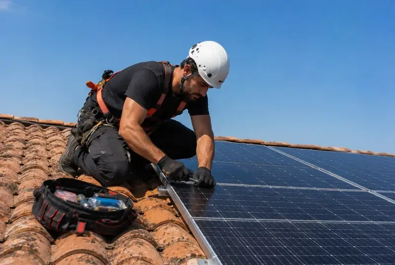 Maintenance et monitoring de panneaux solaires à Mazerolles-du-Razès