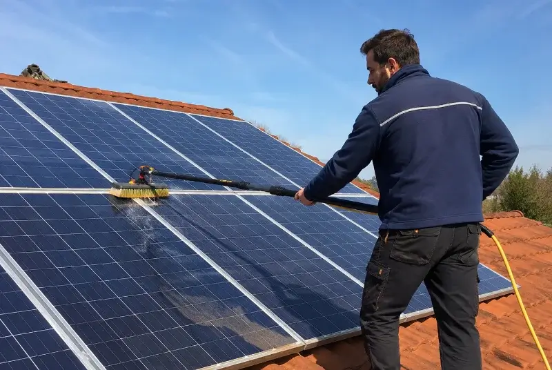 Nettoyage et entretien de panneaux solaires à Mazerolles-du-Razès